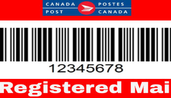 Canada Post Registered Mail