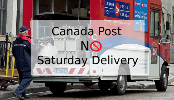 Canada Post No Saturday Delivery